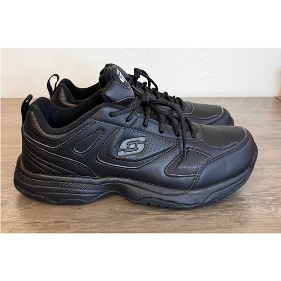 New SKECHERS Women's Black Work Relaxed Fit Dighton SR Shoe Size 8.5 - Picture 7 of 11